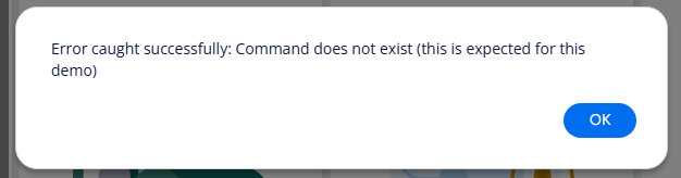 Error handling demonstration